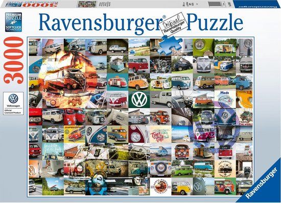Ravensburger 99 VW Bulli Moments Puzzle - Multicolor - 14+ Years