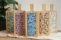 Little Creations DIY Mozaïek Borrelplank Blauw - Hobbypakket - Knutselpakket voor volwassenen