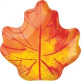 Amscan Standaard Shape Fall Maple Leaf folieballon S50 verpakt 40 cm x 53 cm