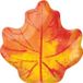 Amscan Standaard Shape Fall Maple Leaf folieballon S50 verpakt 40 cm x 53 cm