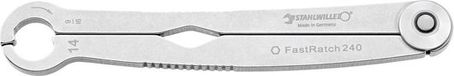 Stahlwille Enkelvoudige ringsleutel met ratel 16 mm