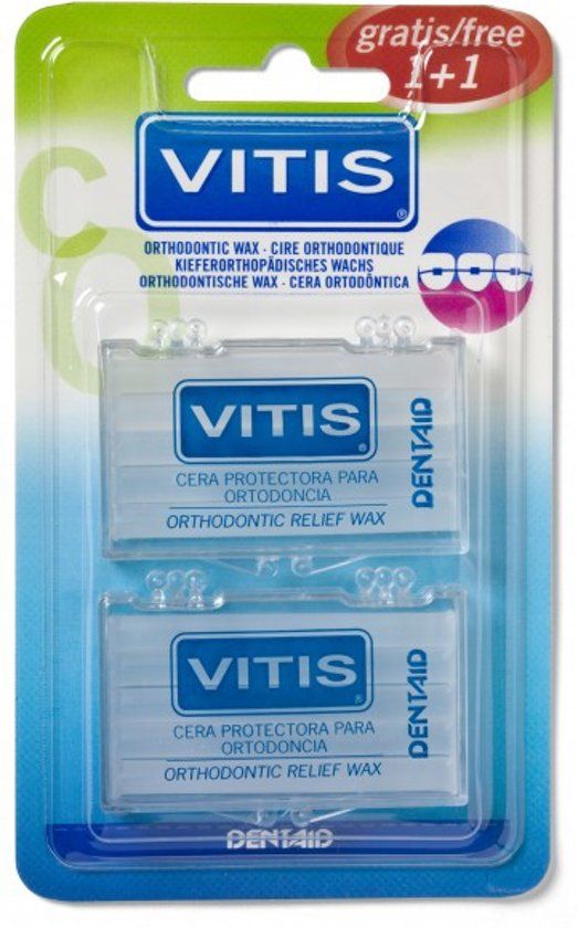 Vitis Orthodontic Reinigende Wax - 1 st - Beugelreiniging