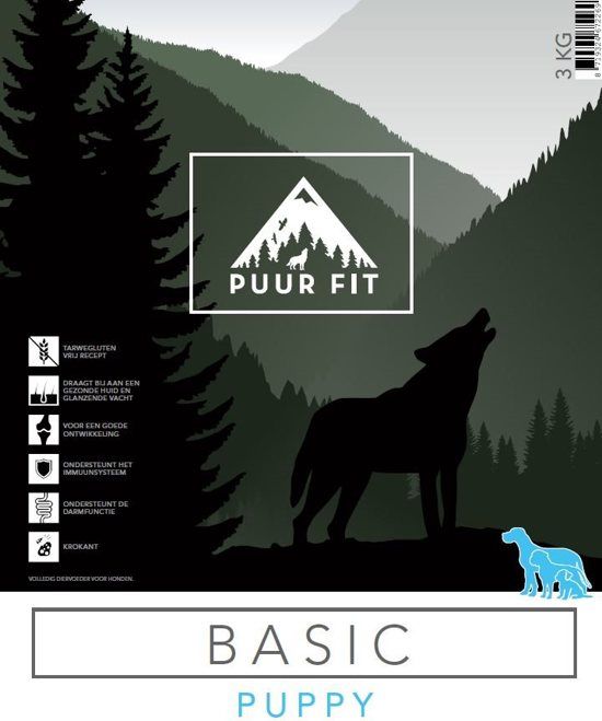 Puur Fit Basic Puppy 12 kilo