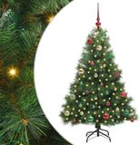 vidaXL Kunstkerstboom met 150 LED, Groen, 150 cm