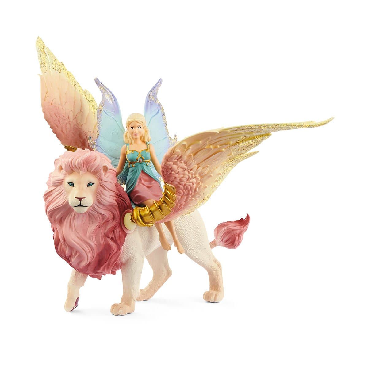 Schleich BAYALA Elfje op gevleugelde leeuw 70714
