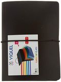 Viquel Rainbow Class Mini PP 0.5 6-Pocket Expanding File with Elastic Closure