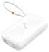 StarTech Powerbank Y2200 20.000 mAh 22,5W Snelladen USB-C Micro-USB Digitaal Display Wit