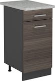 Vicco R-Line Keukenonderkast – 40 cm WB Marmer Edel grijs