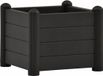 vidaXL Plantenbak verhoogd 43x43x35 cm PP antraciet