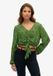 Superdry Vintage top met geknoopte voorkant Dames L Gebloemd Viscose