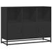 vidaXL Dressoir, zwart, 100x35x76 cm, hout
