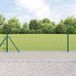 Icecat Hexagonal wire mesh fence with concrete base 25 x 0.4 m Green Mesh