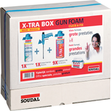 Soudal Click & Fix X-Tra Box 10+Compact Gun