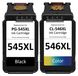 Canon Cartouches d'encre 545 546 XL, 2-pack, pour Canon Pixma