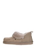 Warmbat Wiluna Suede Dames Sloffen - Taupe