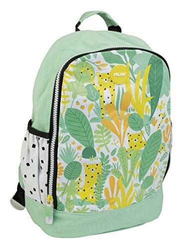 MILAN Hide & Seek rugzak, klein, groen en geel - 8411574083511