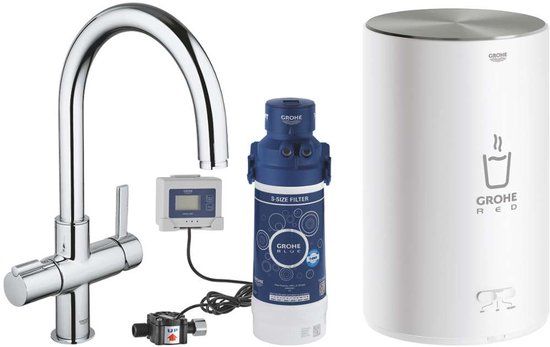 GROHE Red - Duo keukenkraan met boiler en filterfunctie, chroom 30320000