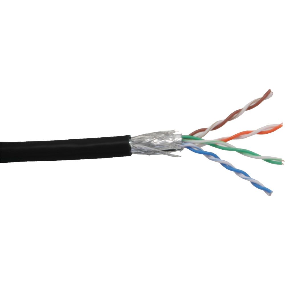 Inline 72099S Netwerkkabel - 100 m - Zwart