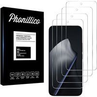 Phonillico® Gehard Glas voor Xiaomi 15T / 15T PRO [Pack 4] Schermbeschermer Glasfolie