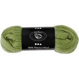 Merinowol, Creativ Company Merino wol, 21 micron, cactus, 100 gr
