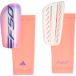 adidas Protège-tibias F50 League - Solar Turbo/blanc/violet, taille XS