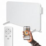 Vultec M750 Infrarood Verwarming - Infrarood Paneel - Wandmontage & Staand - Met WiFi Thermostaat - 750W Elektrische Kachel - Wit