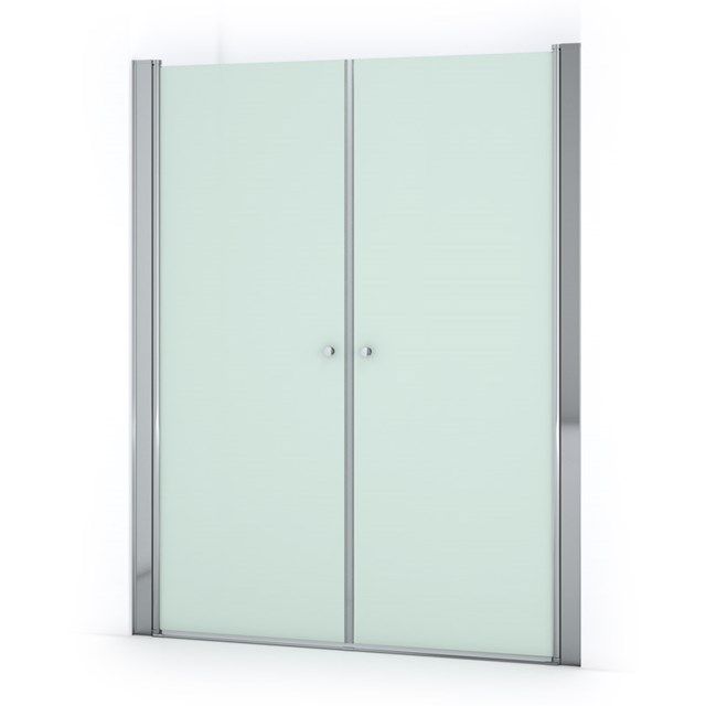 Maxaro Douchedeur Zircon Comfort 160cm Pendeldeur Matglas Chroom