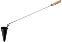 BonFeu Flambadou – Gietijzeren BBQ Tool voor Outdoor Cooking – Professionele Smaakmaker met Extra Lange Steel & Houten Handvat – Duurzame Gietijzeren Kegel voor Barbecue, Vlees & Vis – Ø 6.5 cm