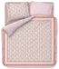 Pip Studio Kairi Bloom dekbedovertrek - Lits-Jumeaux XL - 260 x 200/220 cm - Licht roze