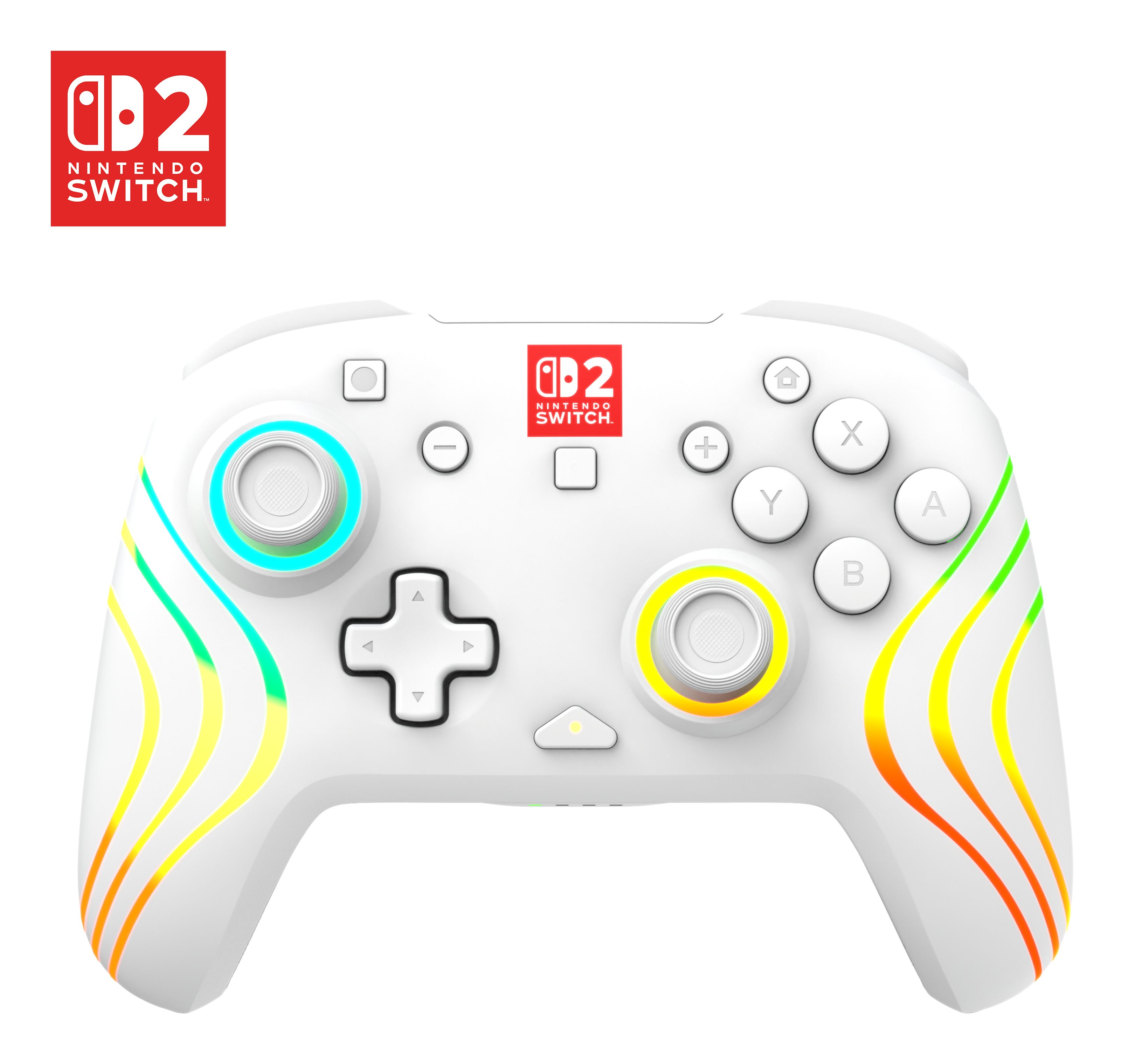 Turtle Beach Afterglow Wave Wit draadloze controller Officieel gelicentieerd voor Nintendo Switch 2
