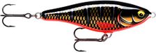 Rapala - Visaas Twitchin' Rap – Abachi constructie – Zoetwateraas langzaam zinkend – zwemdiepte 0,6 – 1,5 m – grootte 12 cm/53 g – geproduceerd in Estland – Dark Draugr