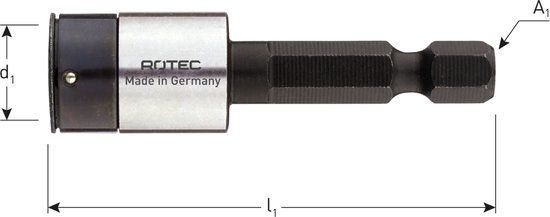 Dopsleutel E6.3 1/4" bitopn., niet-magnetisch, SW 7x50