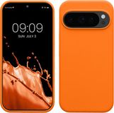 kwmobile telefoonhoesje geschikt voor Google Pixel 10 / Pixel 10 Pro - Hoesje met siliconen coating - Smartphone case in fruitig oranje
