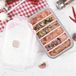 Unyqoos® Vries- en bewaarcontainers, 6 compartimenten, roze