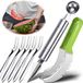 Ibenzoa® Set de couteaux à fruits multifonction en acier inoxydable