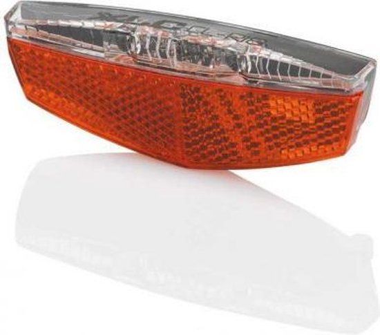 XLC Bagagedrager Fietsverlichting incl. reflector en parkeerlicht rood 2018 Fietsverlichting batterijen