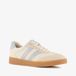 Marco Tozzi dames sneakers beige blauw - Maat 37 - Uitneembare zool