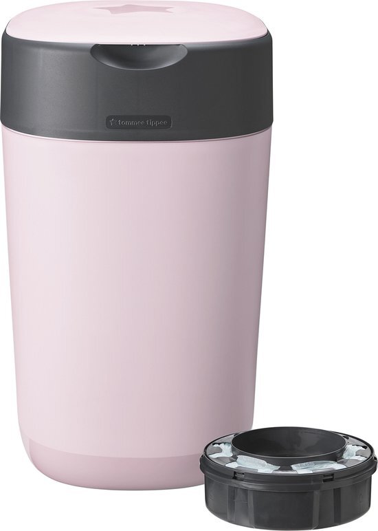 Tommee Tippee Twist & Click Luieremmer Sangenic Tec - Roze pink