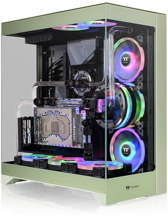 Thermaltake CTE E550 TG Midi Tower Groen