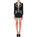 Moschino Veste en crochet noir taille 40
