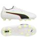 PUMA King 20 Ultimate FG/AG Unleashed - Blanc/Rouge éclatant/Jaune Femme, pointure 38