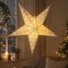 Lumineo kerstster - 60 cm - warm wit licht - op batterijen - papier