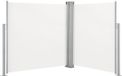 vidaXL Windscherm uittrekbaar 140x600 cm crème