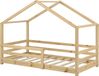 In And OutdoorMatch And OutdoorMatch Caleigh kinderbed - huisbed - met valbeveiliging - 80 x 160 - houtkleur - grenen