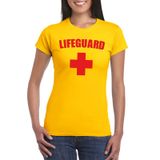 Bellatio Decorations Shoppartners Bv Lifeguard - strandwacht - verkleed t-shirt - geel - dames - badmeester - carnaval - Verkleedkleding XXL