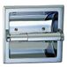 Designers Impressions Gepolijst chroom verzonken toilet/tissuepapierhouder Alle metalen constructie - montagebeugel inbegrepen