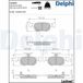 DELPHI Plaquettes de frein X4 pour MAZDA: 3, CX-30, MX-30 (Ref: LP3633)