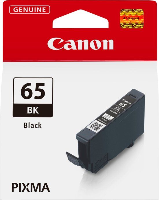 Canon CLI-65BK Zwart Inktcartridge - Origineel - 4215C001 - Geschikt voor Canon Pixma PRO-200