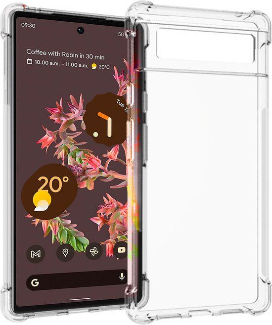 iMoshion Shockproof Case Google Pixel 6 - Transparant