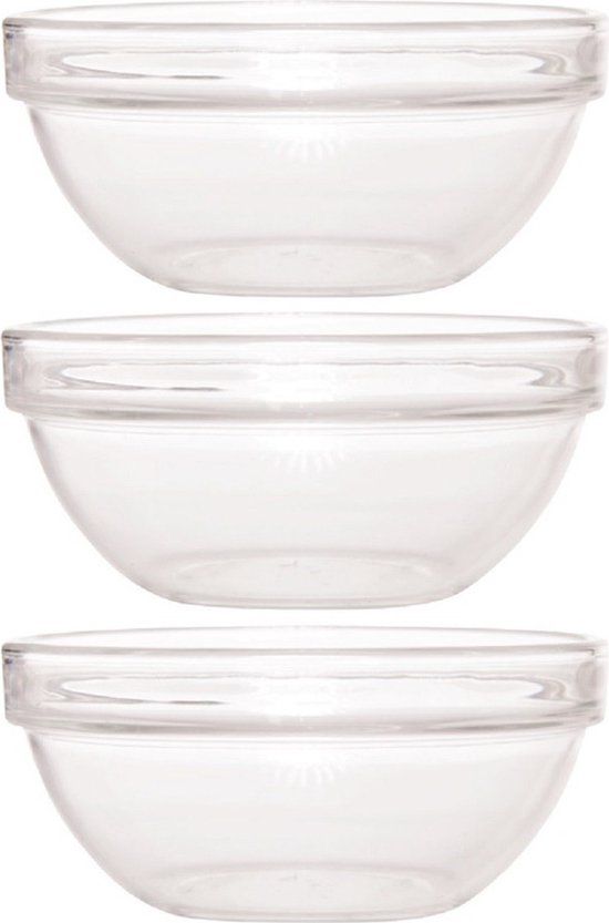 LUMINARC Glazen schaal/kom 23 cm - Transparant